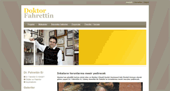 Desktop Screenshot of drfahrettin.com