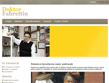 Tablet Screenshot of drfahrettin.com
